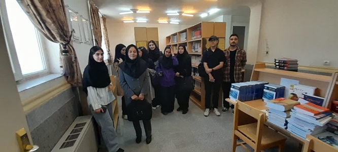 تور بازدید از کتابخانه دانشکده پرستاری دورود